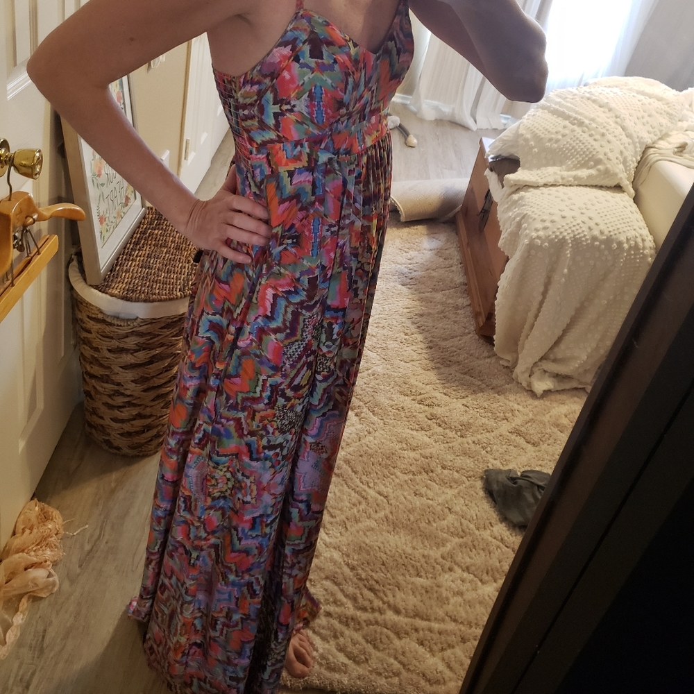 Felicity And Coco Geo Print Multicolored Maxi - image 4